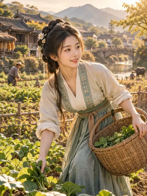 成人短剧《侯门农女巧当家》封面